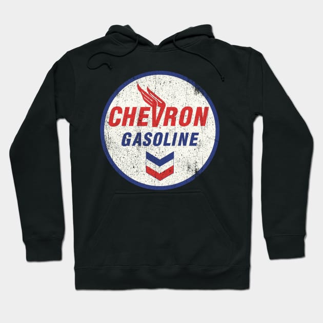 Chevron Gasoline vintage style logo Hoodie by G! Zone